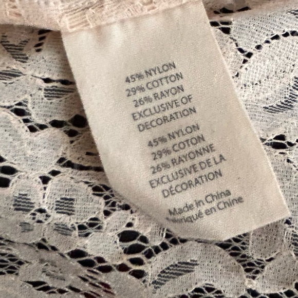 NWT L’AGENCE Andrea Lace Button Down Blouse in Blush Pink Sz XS - Picture 9 of 9